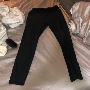 Mesh side yoga pants